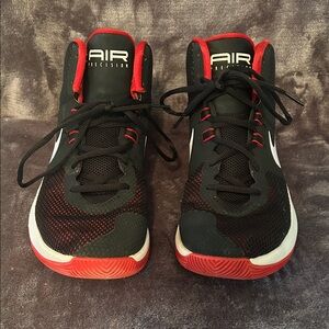 Nike Black and Red Athletic Shoes